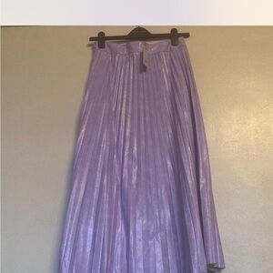 River Island Shimmering Purple A-Line Skirt